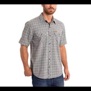ORVIS Button Down Gray Shirt -Large